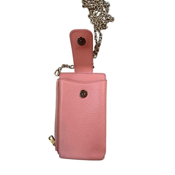 Radley London Hillcrest Large Phone Crossbody Peach Orange Gold - Picture 2 of 7